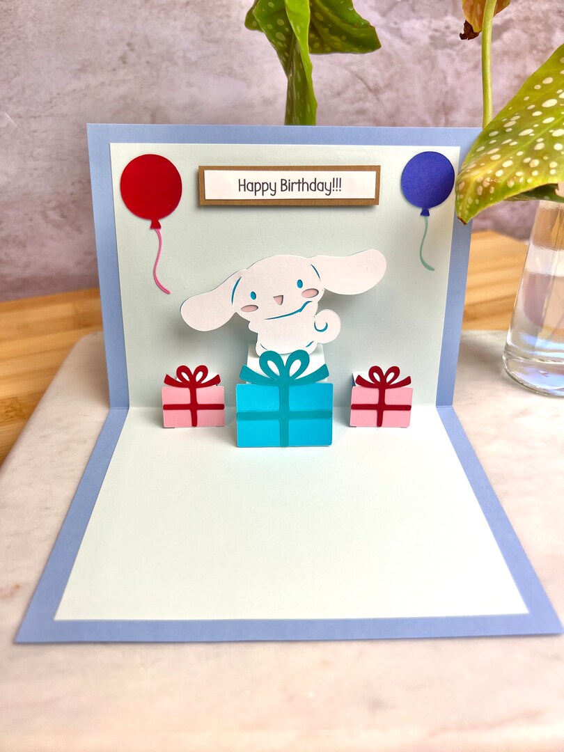 Cinnamoroll Card - Cinnamoroll Birthday Card - Cinnamoroll Greeting Card - Cinnamoroll Pop Up Card - Sanrio Card | MakerPlace by Michaels Cinnamoroll Card - Cinnamoroll Birthday Card - Cinnamoroll Greeting Card - Cinnamoroll Pop Up Card - Sanrio Card | MakerPlace by Michaels